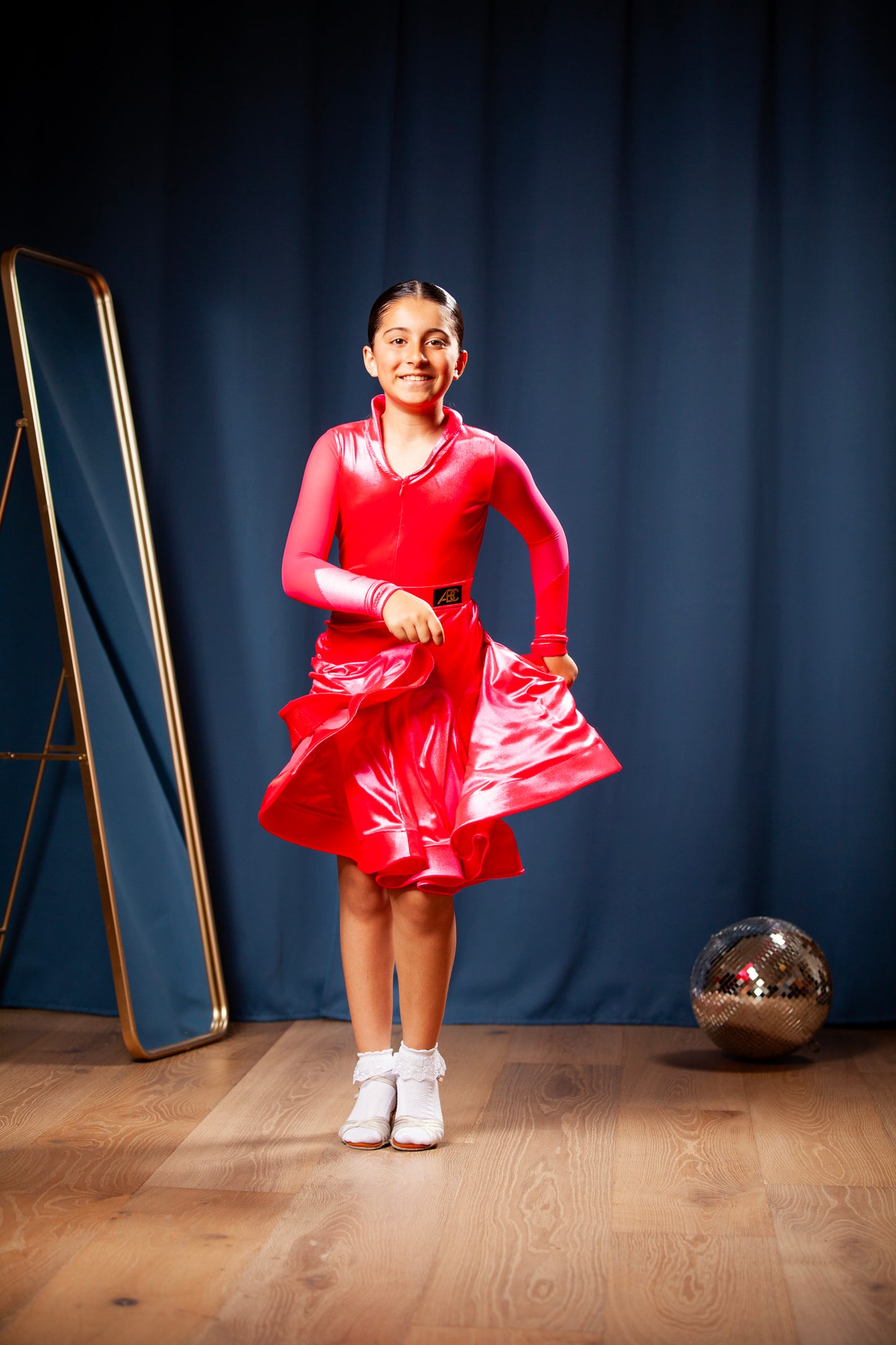 Juvenile dress Ariel in berry bliss color