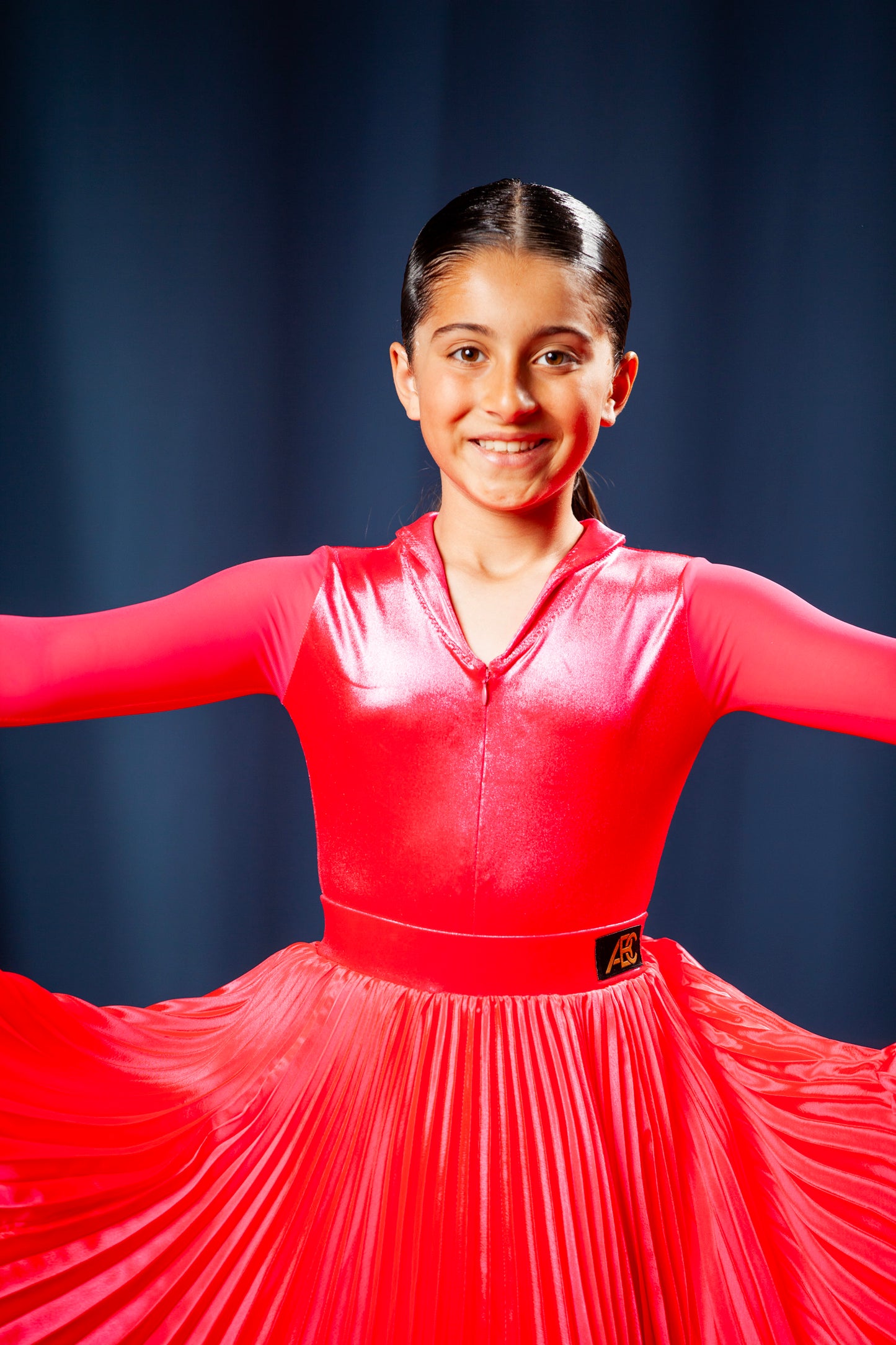 Juvenile dress Ariel in berry bliss color
