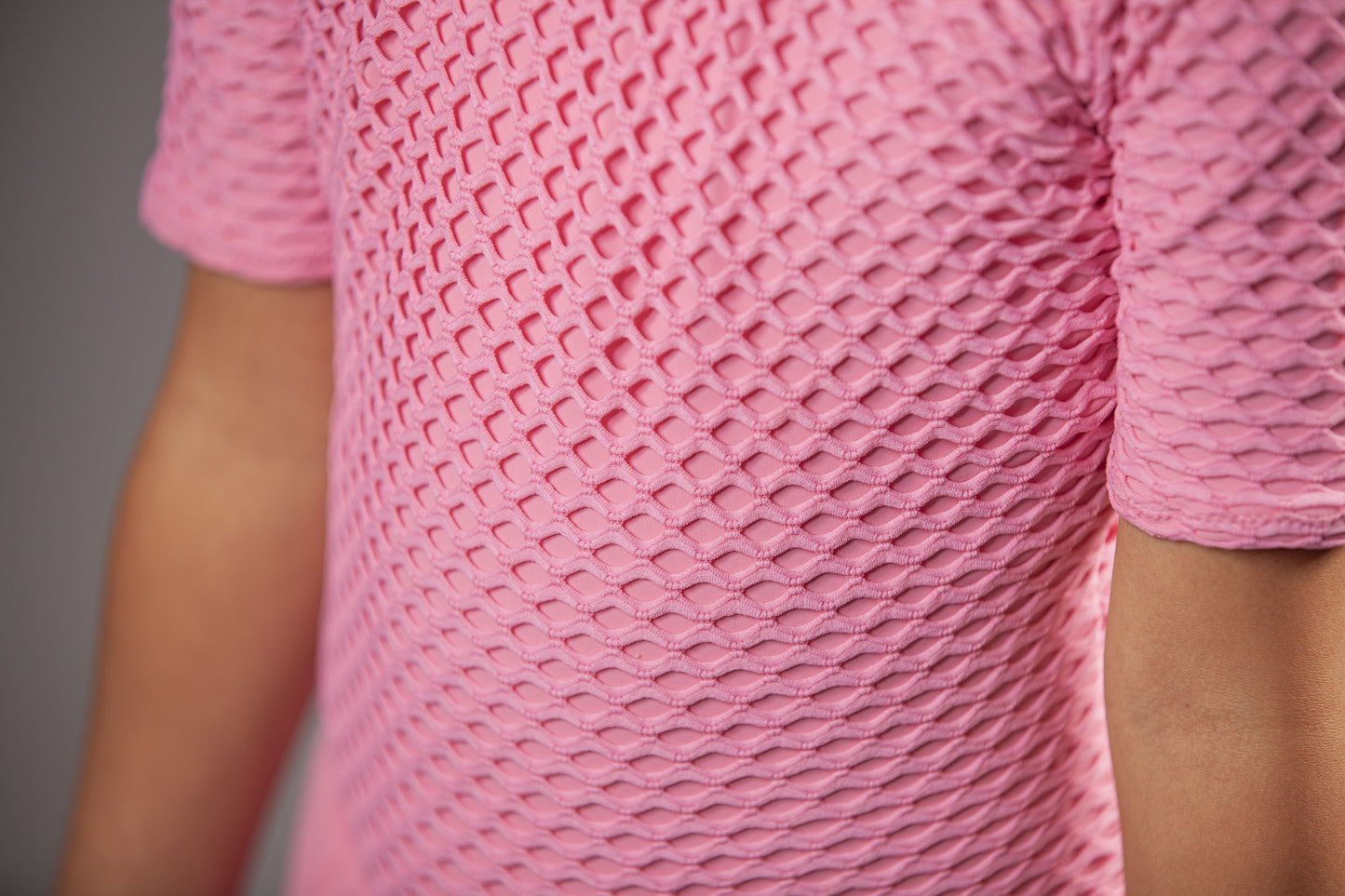 RENT ME: Pink Fishnet dress in size Small to Medium